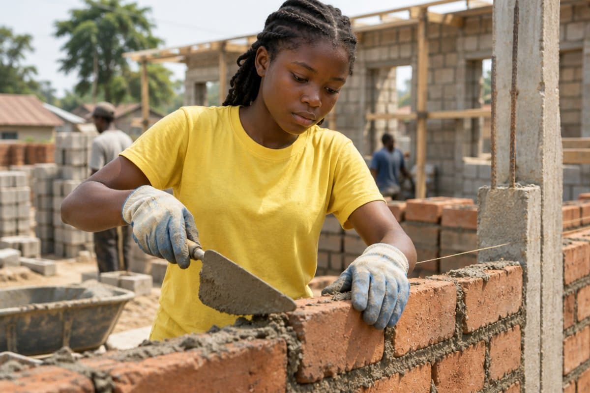 Laying bricks for a new library