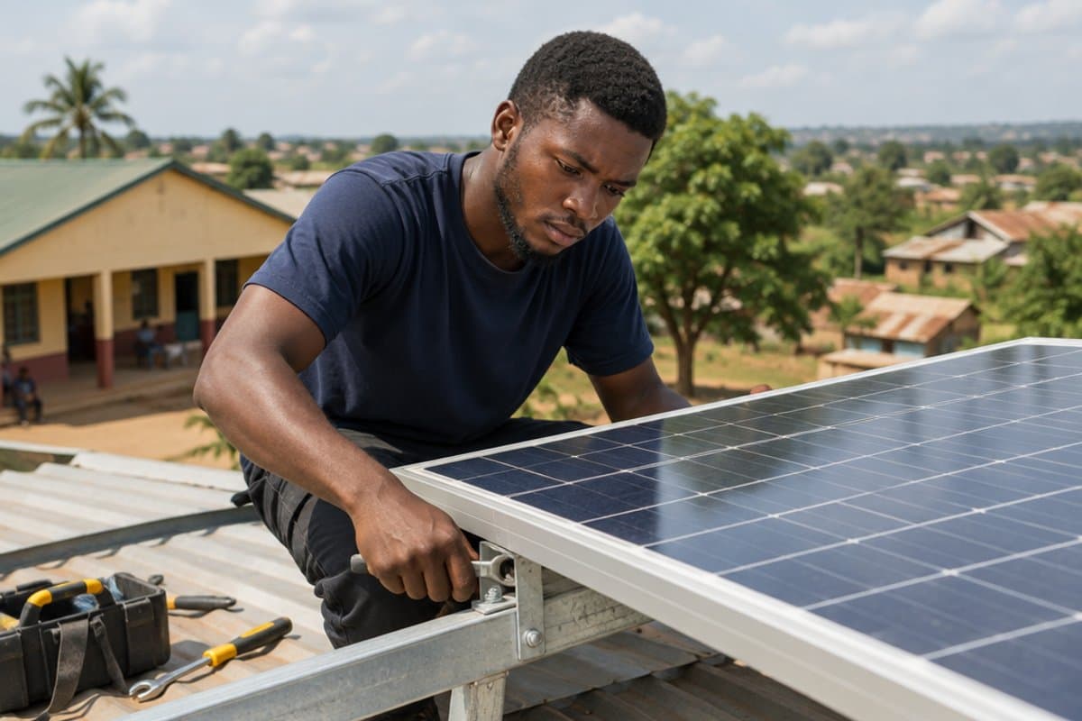 Installing solar power for the community