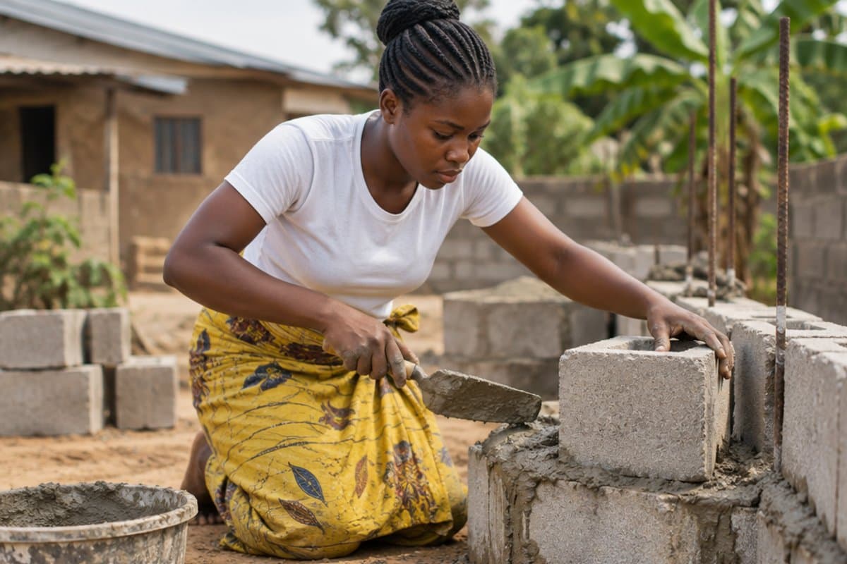 Laying bricks, one wall at a time
