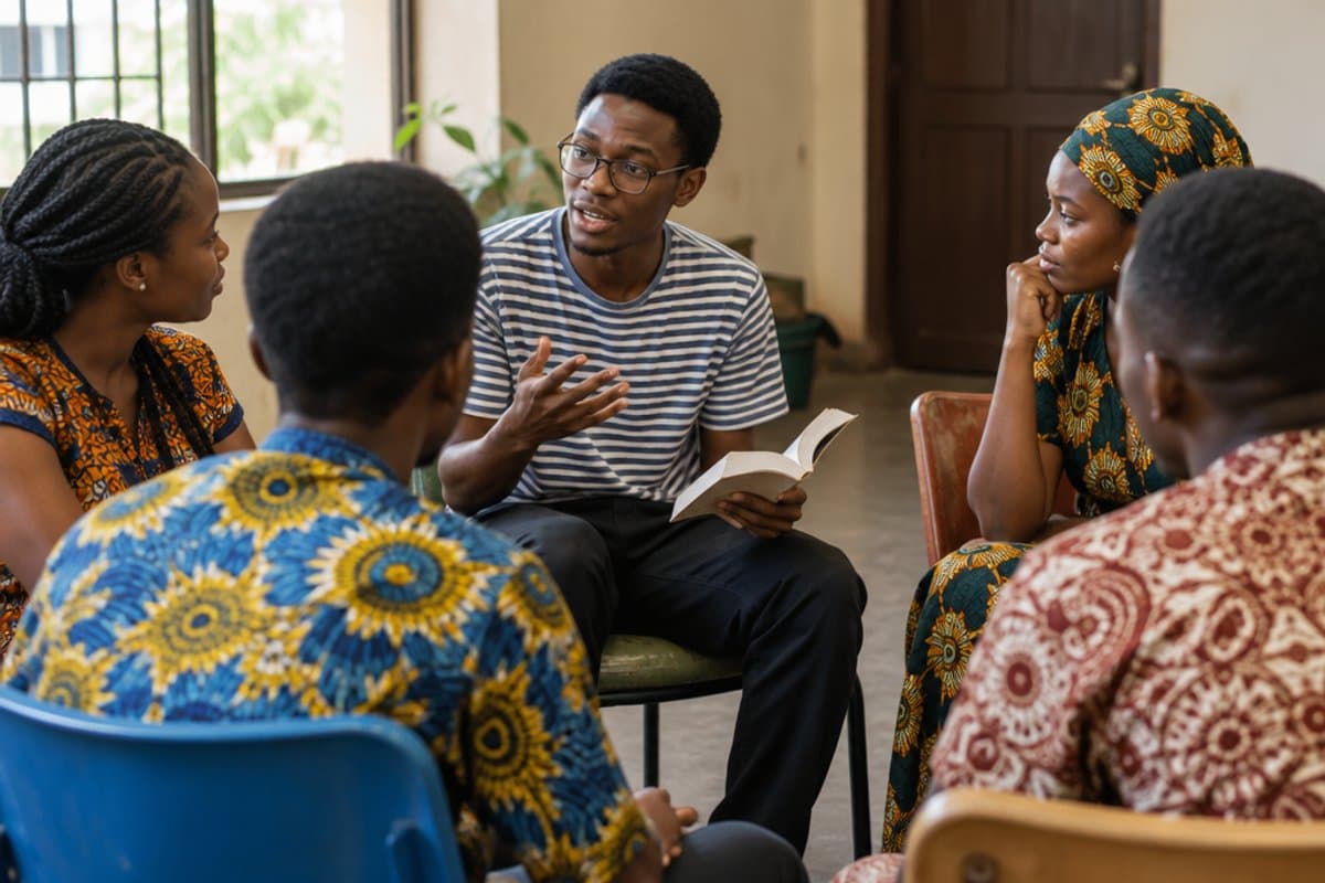 Leading a youth book club discussion
